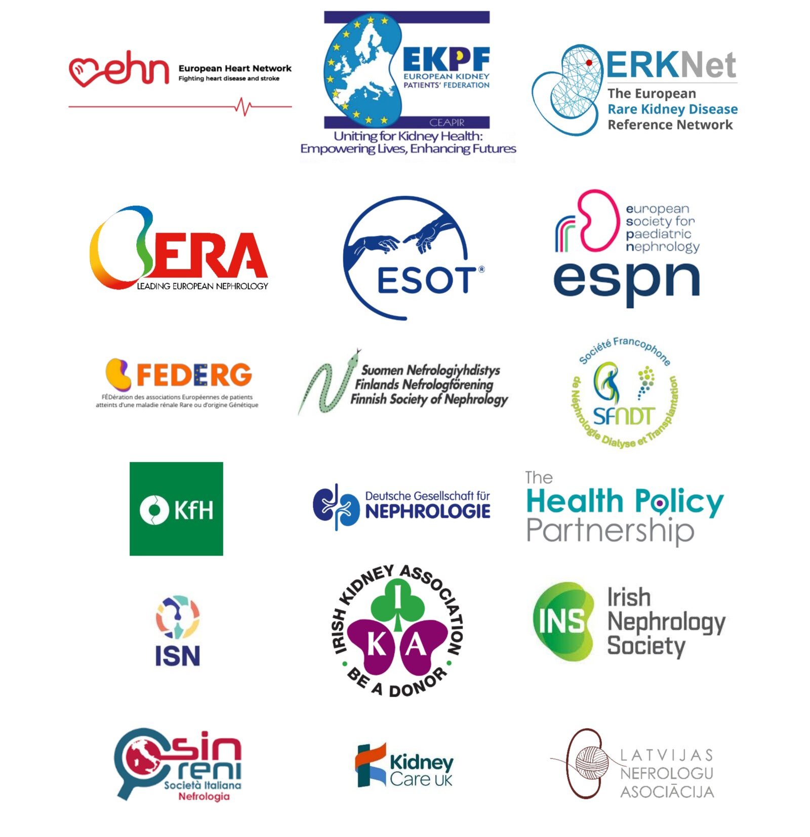 National organizations endorsing Strengthening Organ Donation and Transplantation Across the European Union